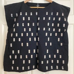 UZI NYC “black disko” top